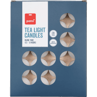 White Unscented Tea Light Candles (20pk)