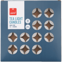 White Unscented Tea Light Candles (50pk)