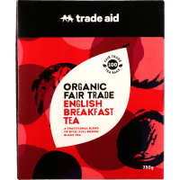 Organic Fair Trade English Breakfast Tea Bags (100 x 2.5g)
