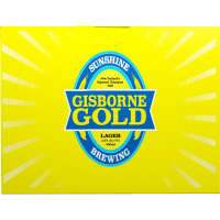 Gisborne Gold Lager Cans (6 x 330ml)