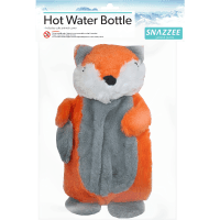 Hot Water Bottle with Animal Cover (1pk)