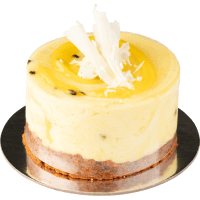 4" Lemon & Passionfruit Cheesecake (1pk)