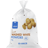Washed White Potatoes (3kg)