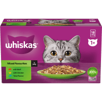 Mixed Favourites In Jelly Wet Pouches Cat Food (18 x 85g)