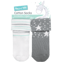 Cotton Socks 0-6 Months (2pk)
