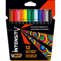 Intensity Colouring Felt Pens (12pk)