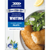 MSC Southern Blue Whiting Fillets Classic Crumb (320g)