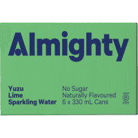 No Sugar Yuzu Lime Sparkling Water (6 x 330ml)