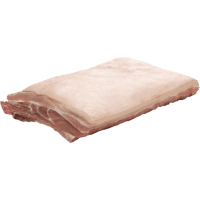 Frozen Half Cut Pork Belly Boneless & Rind On (kg)