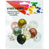 Supreme Mixed Balloons (10pk)