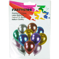 Premium Chrome Latex Balloons (12ea)