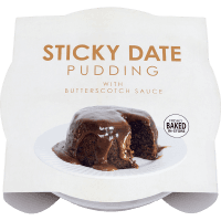 Large Sticky Date Pudding With Butterscotch Sauce (1pk)