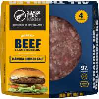 Honest Beef & Lamb Burgers With A Hint Of Manuka Smoked Salt (500g)