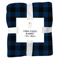 Coral Fleece Blanket 130 x 180cm (1pk)