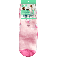 Girl's Anti-Slip Crew Socks Size 9-12 (1ea)