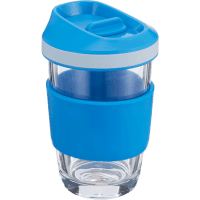 Glass Travel Coffee Mug Assorted (1pk)