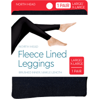 Black Fleece Lined Leggings Large/X-Large (1ea)