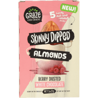 Skinny Dipped Berry Dusted White Chocolate Almonds (5 x 22g)