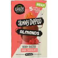 Skinny Dipped Berry Dusted Dark Chocolate Almonds (5 x 22g)