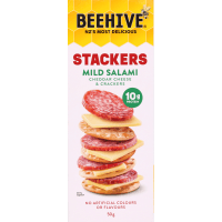 Mild Salami Cheddar Cheese & Crackers Stackers (50g)