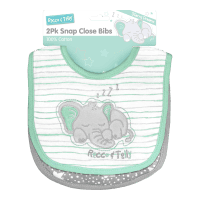 Snap Close Bibs (2pk)