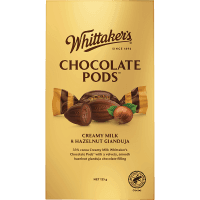 Hazelnut Gianduja Chocolate Pods Pouch (125g)