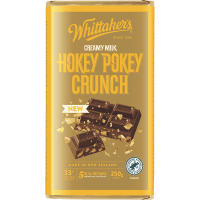 Hokey Pokey Crunch 33% Cocoa Milk Chocolate Block (250g)