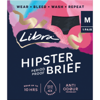 Hipster Period Proof Brief Size Medium (1pk)