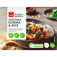 Vegetable Korma & Rice (400g)