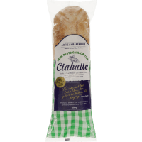 Basil Pesto Garlic Butter Ciabatta Bread (450g)