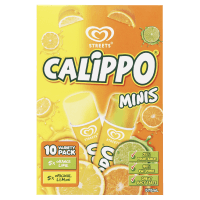 Calippo Minis Lemon Orange Lime Ice Blocks (10 x 57.5ml)