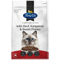 Grainfree Beef Kangaroo & Sweet Potato Premium Adult Cat Food (2.5kg)