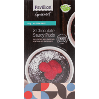 2 Gluten Free Chocolate Saucy Puds (260g)