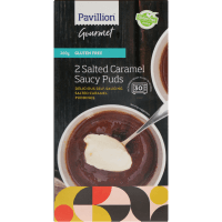2 Gluten Free Salted Caramel Saucy Puds (260g)