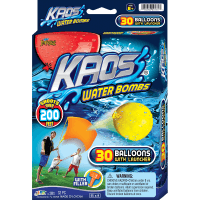 Kaos Water Bombs Launcher With 30 Balloons (1pk)