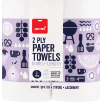 White 2ply Double Length Paper Towels (2 x 120 sheets)