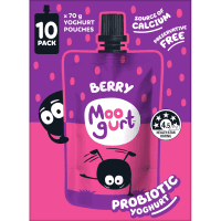 Berry Probiotic Yoghurt Pouch (10 x 70g)