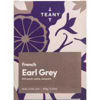 French Earl Grey With Peach Vanilla & Petals Pure Loose Leaf Tea (100g)