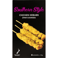 Southern Style Chicken Kebabs (Par-Cooked) (6pk)