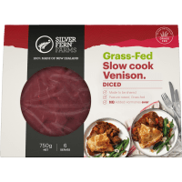 Grass-Fed Diced Venison (750g)