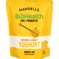 BioHealth Pre + Probiotic Manuka Honey Yoghurt Base (215g)