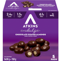 Endulge Chocolate Coated Almonds (5 x 30g)