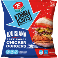 Take Outs Louisiana Style Free Range Chicken Burgers (600g)