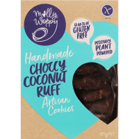 Hand Made Choccy Coconut Ruff Artisan Cookies (185g)