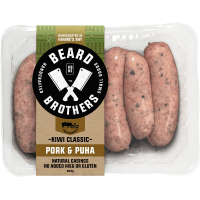 Kiwi Classic Pork & Puha Sausages (500g)