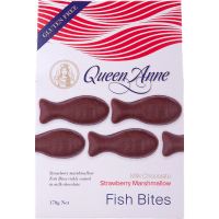 Strawberry Marshmallow Milk Chocolate Fish Bites (170g)