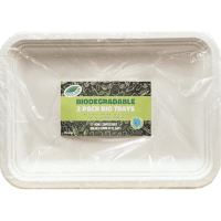 Biodegradable Sugarcane Bio Tray/Platter (2pk)