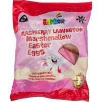 Raspberry Lamington Marshmallow Eggs (320g)