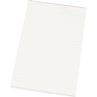 A5 Topless White 55gsm 7mm 50lf Ruled Pads (1ea)