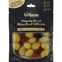 Manuka Wood Smoked Olives (150g)